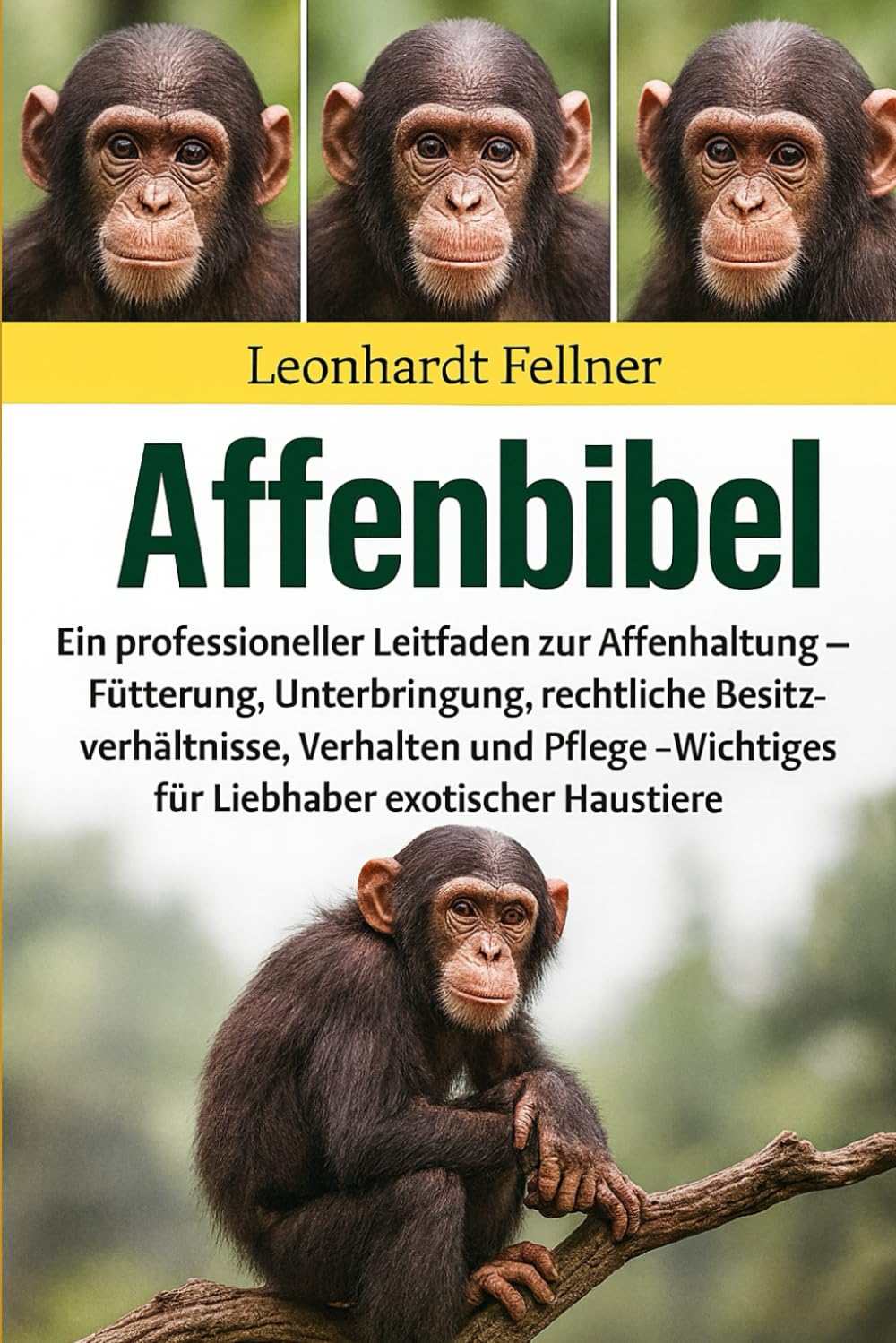 AFFENBIBEL: Ein professioneller Leitfaden zur Affenhaltung – Fütterung, Unterbringung, rechtliche Besitzverhältnisse, Verhalten und Pflege – Wichtiges für Liebhaber exotischer Haustiere
