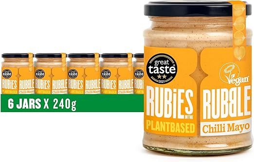 Rubies In The Rubble Plant Based Chilli Mayo 6 X 240g Amazon Co Uk Grocery
