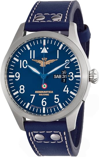Aeronautica Militare av3 C5 – Orologio, cinturino in pelle di agnello  colore marrone : Amazon.it: Orologi