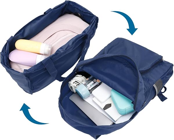 AiQInu Zaino Pieghevole Ultraleggeri, Impermeabile Multifunzione Zaino da Escursionismo Unisex zaino da viaggio Outdoor per Sport Arrampicata Campeggio Viaggio Ciclismo - 5