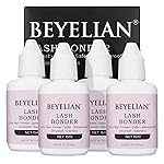 BEYELIAN Lash Bonder for Eyelash Extension Super Bonder Longer Retention Help Glue Bond Better Glue Primer Accelerate Drying Time Low Irritation Water Oil Proof 4 Pack