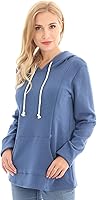 Vista 30 de Bearsland - Sudadera de lactancia y maternidad para mujer, con bolsillos y capucha Gris