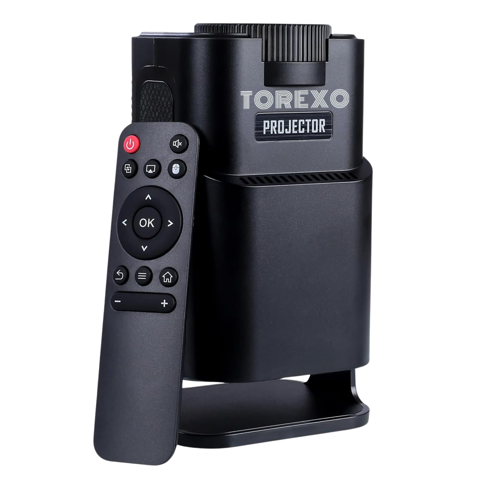 TOREXO HY320 Mini 4K Support Native HD Android 11 WiFi 6/BT 5.0 Freestyle Auto Keystone (5000 lm / 1 Speaker/Wireless/Remote Controller) Portable Projector (Black)-image-25