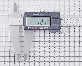 Woven Wire Mesh, 3 mesh Stainless Steel 304L 7.3mm Aperture By Inoxia Cut Size 15cmx15cm