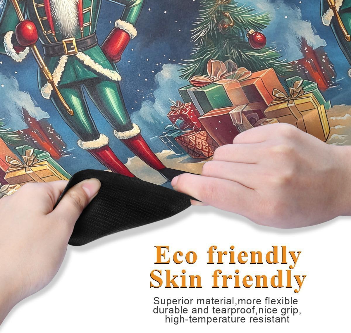 ALAZA Nutcracker Starlist Sky Yoga Mat Non Slip Fitness Exercise Mat, Workout Mat for Yoga, Pilates and Floor Exercises