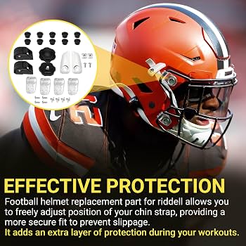 Football Helmet Fastener Part for Riddell Speedflex Youth & Adult Helmet