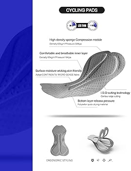 Pantaloncini Ciclismo INBIKE Uomo - Imbottitura 3D E Tessuto Traspirante Per Mountain Bike - Foto 4