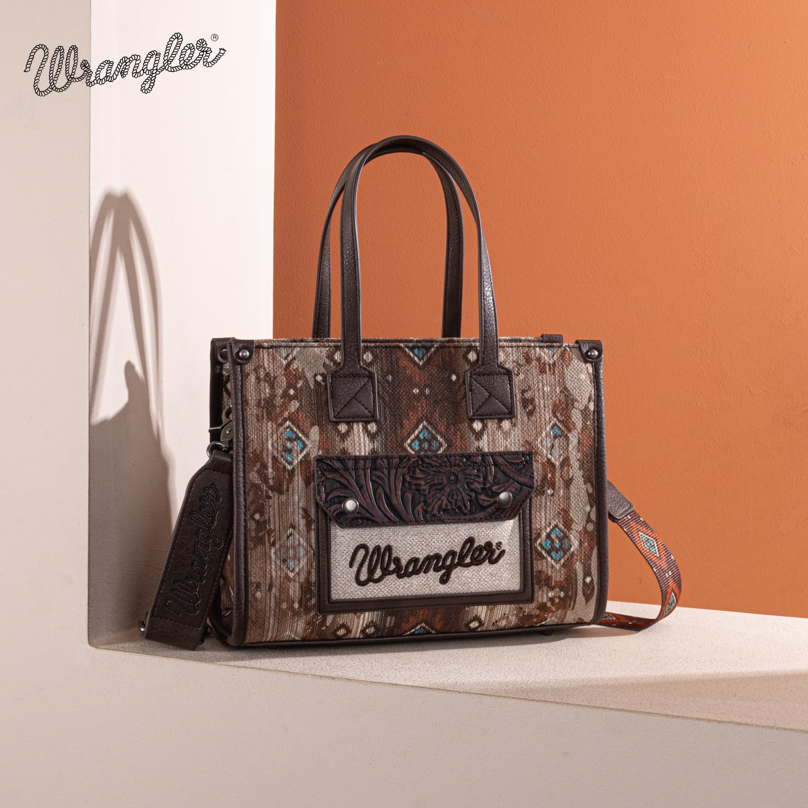 Montana West Wrangler Azteken-Tragetasche für Damen, Western-Geldbörsen und Handtaschen