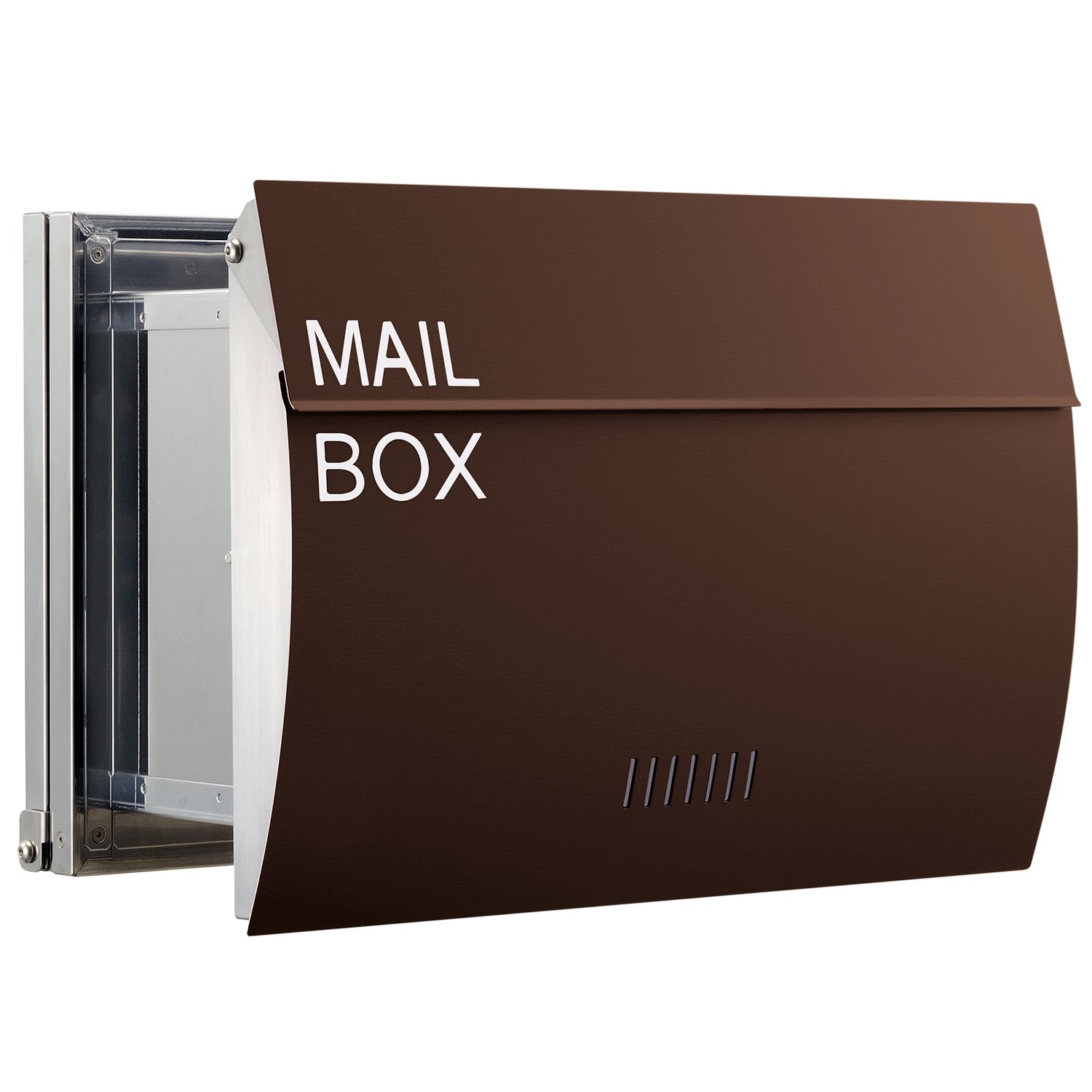 Amazon.co.jp: LEON (レオン) MB0310 郵便ポスト 埋め込み型 後ろ出し