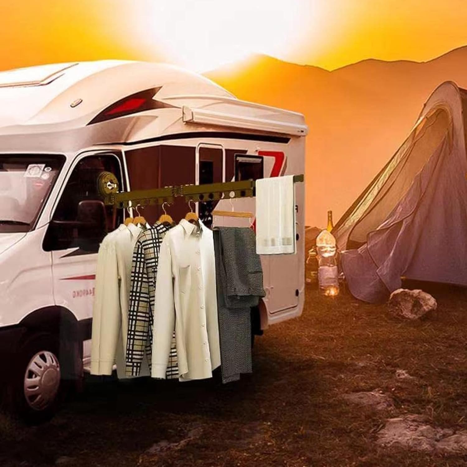 Wall Mounted Clothes Drying Rack, Foldable Space Saving Suction Cup Airer, Portable Laundry Rack with Towel Bar, Extendable Clothes Horse for Efficient Drying