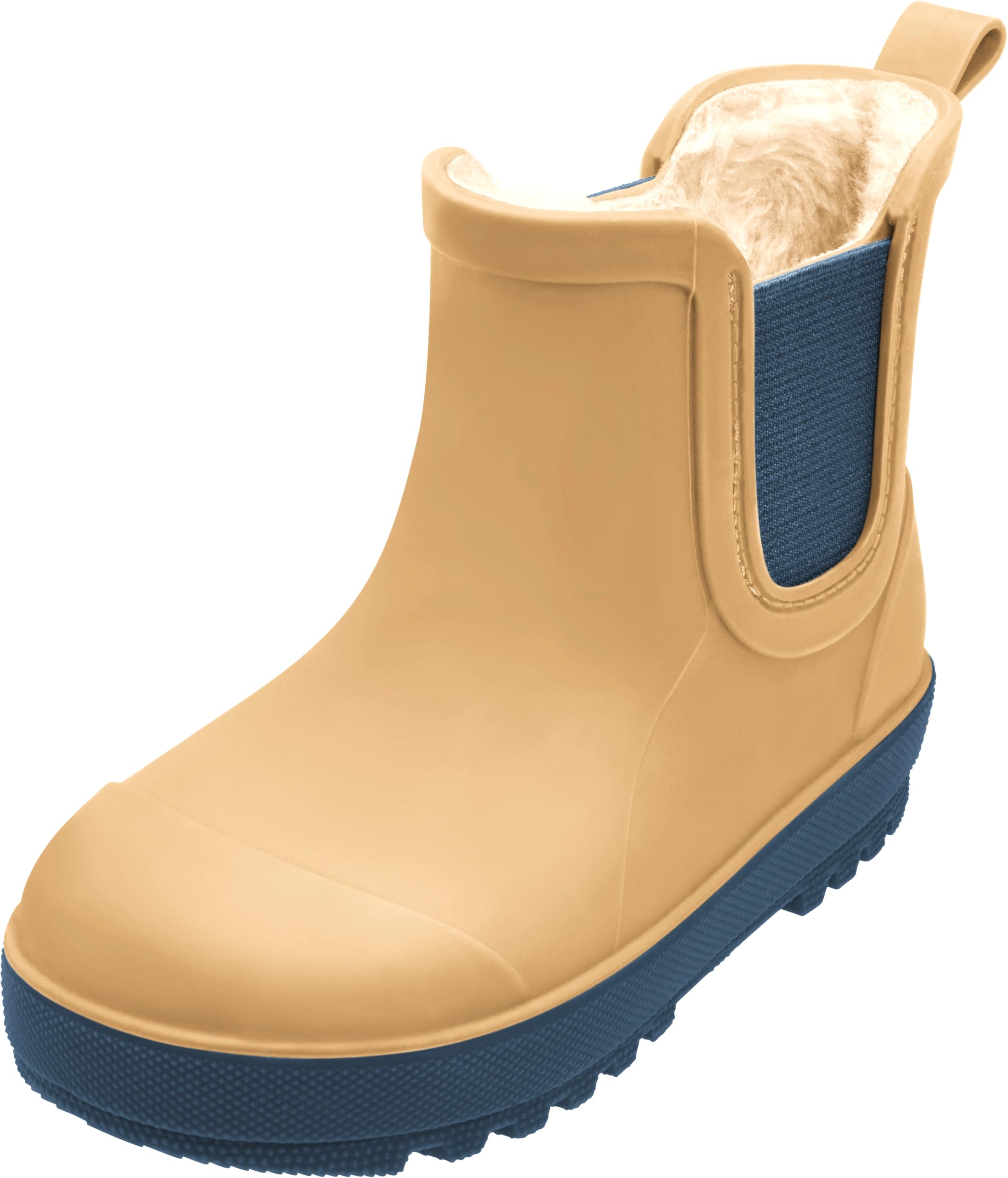 Playshoes Unisex Children's Warm Lining Wellington Boots, TPE Ochre, 2.5 UK Child