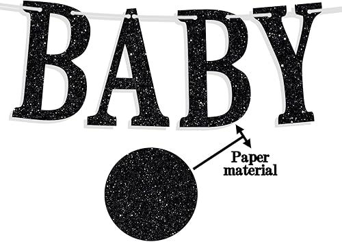 Miniatura 7 de Cartel con texto en inglés "A Baby is Brewing", tema de Halloween, primer cumpleaños, baby shower, revelación de género, celebración de embarazo