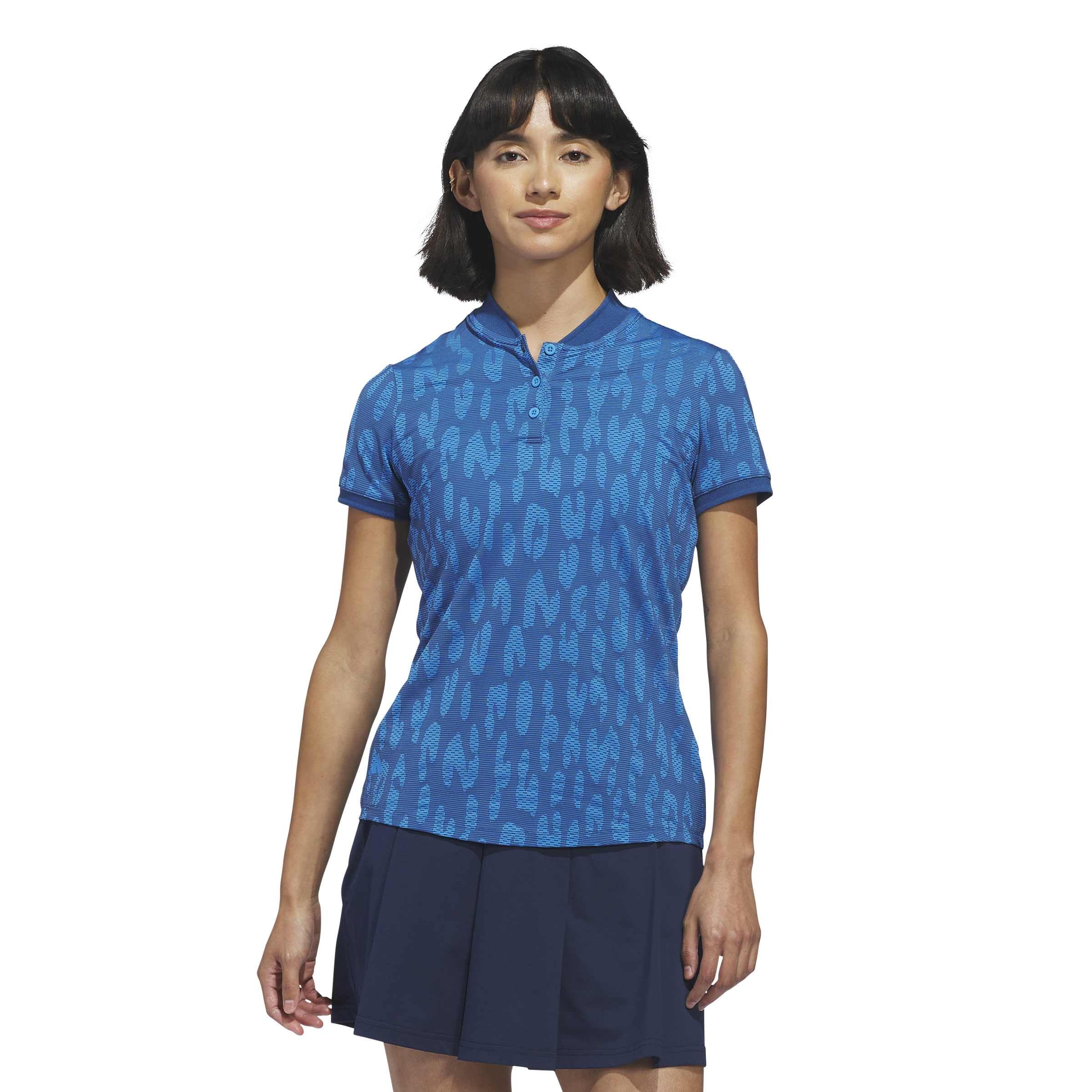 adidas Women's Ultimate365 Jacquard Climacool Polo Shirt, Dusky Petrol, M