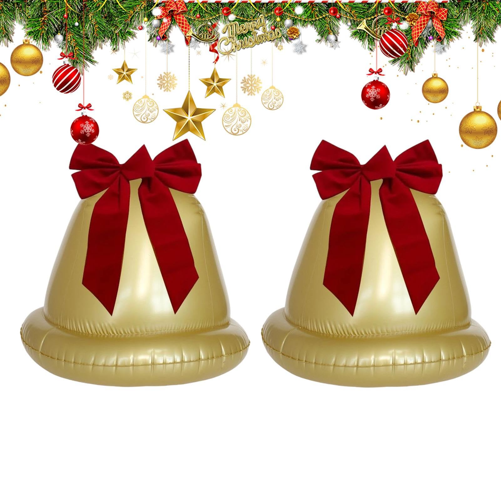 Boules de Noël gonflables d'extérieur en PVC pour décoration festive de pelouse