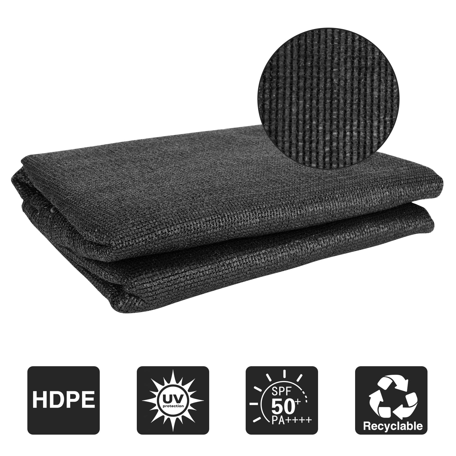 Sune - Rete frangivento resistente alle intemperie per giardino, serra e recinzione, 0,9 x 5 m, con fascette per un facile inserimento