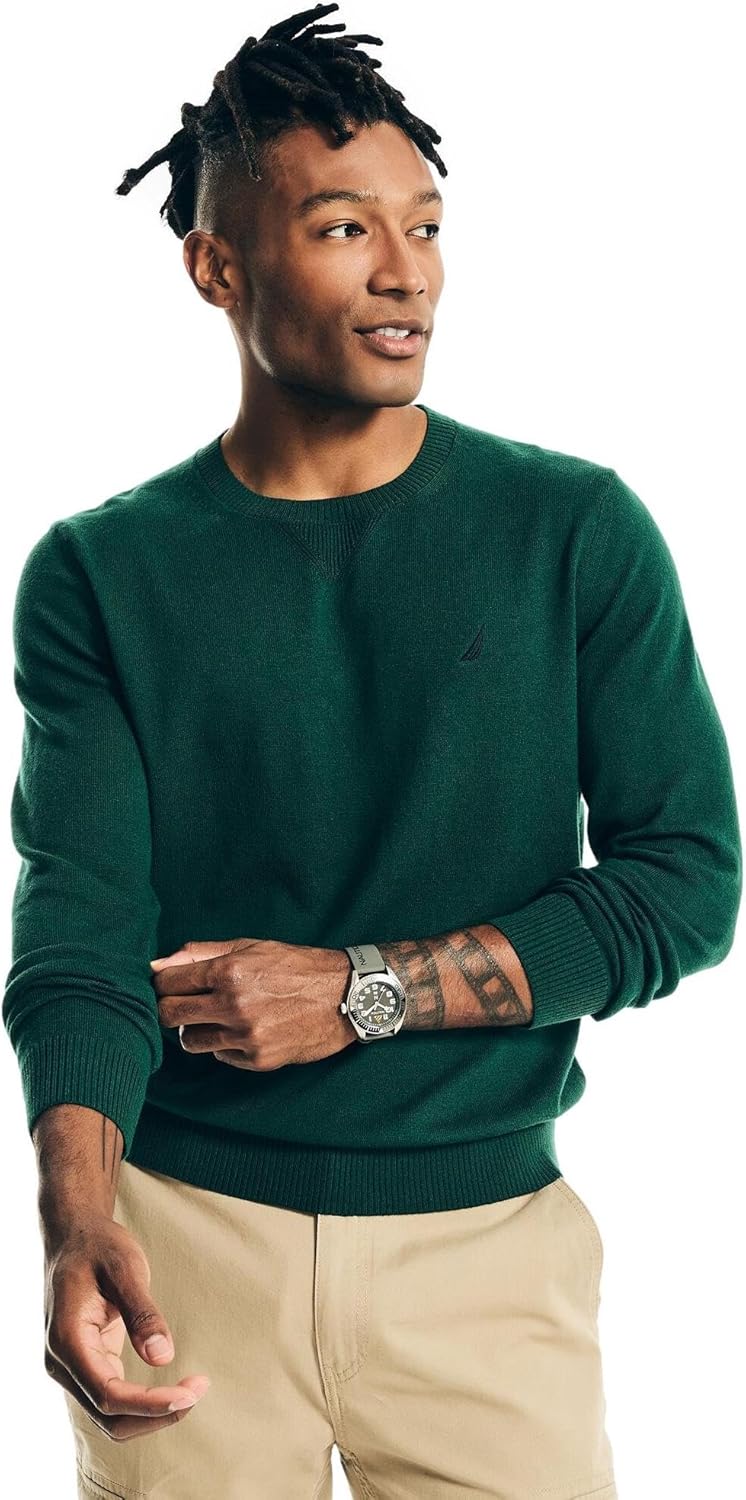 Nautica Men's Sustainably Crafted Crewneck Sweatshirt