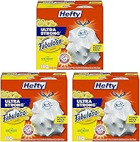 Vista 15 de Hefty Bolsas de basura ultra fuertes de 13 galones, bolsas de basura altas para cocina de 13 galones, resistentes a fugas, pinchazos y rasgaduras