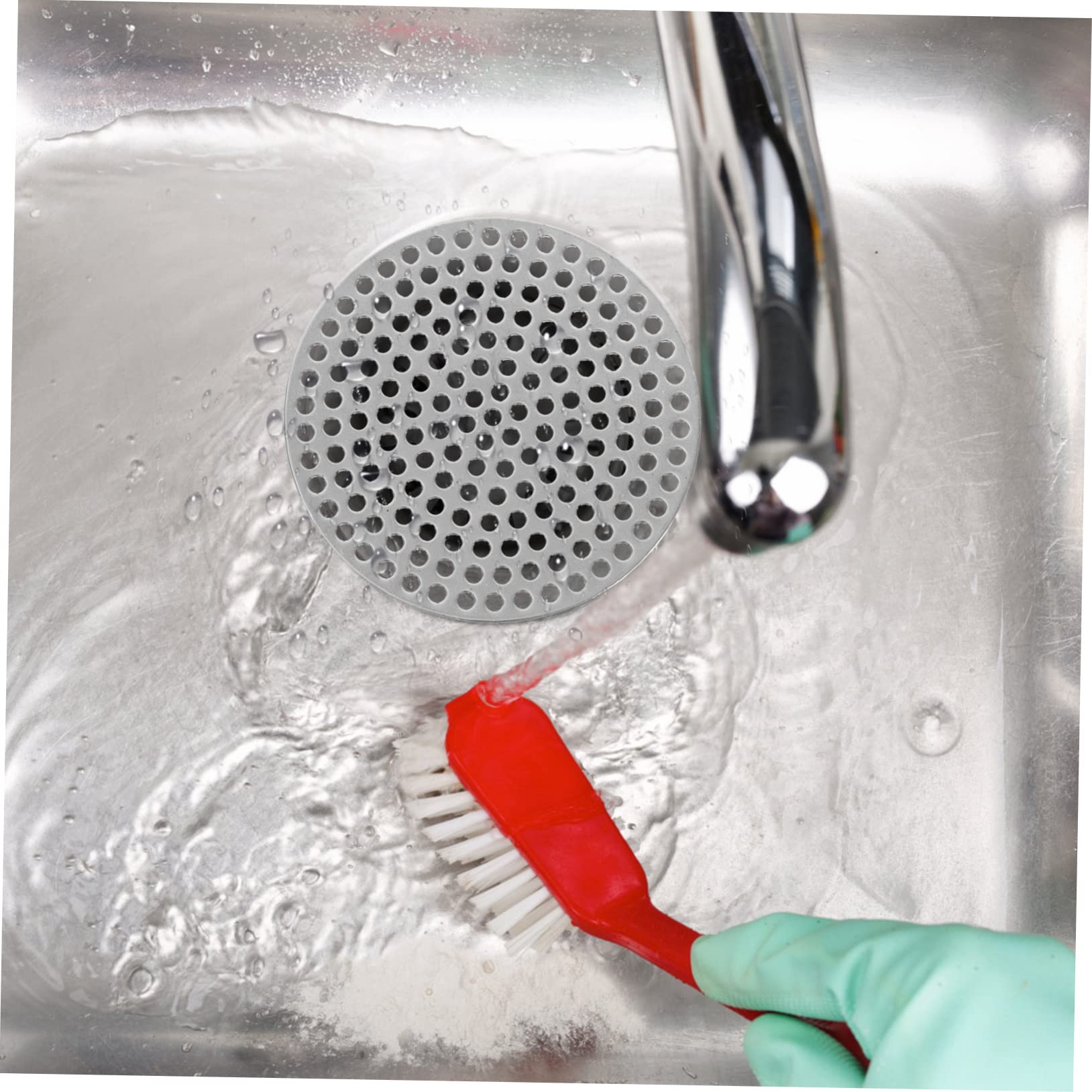 Hemobllo 8pezzi Coperchi Per Scarico Inossidabile Filtri Per e Doccia Design Antiodore Facile Usare Per e