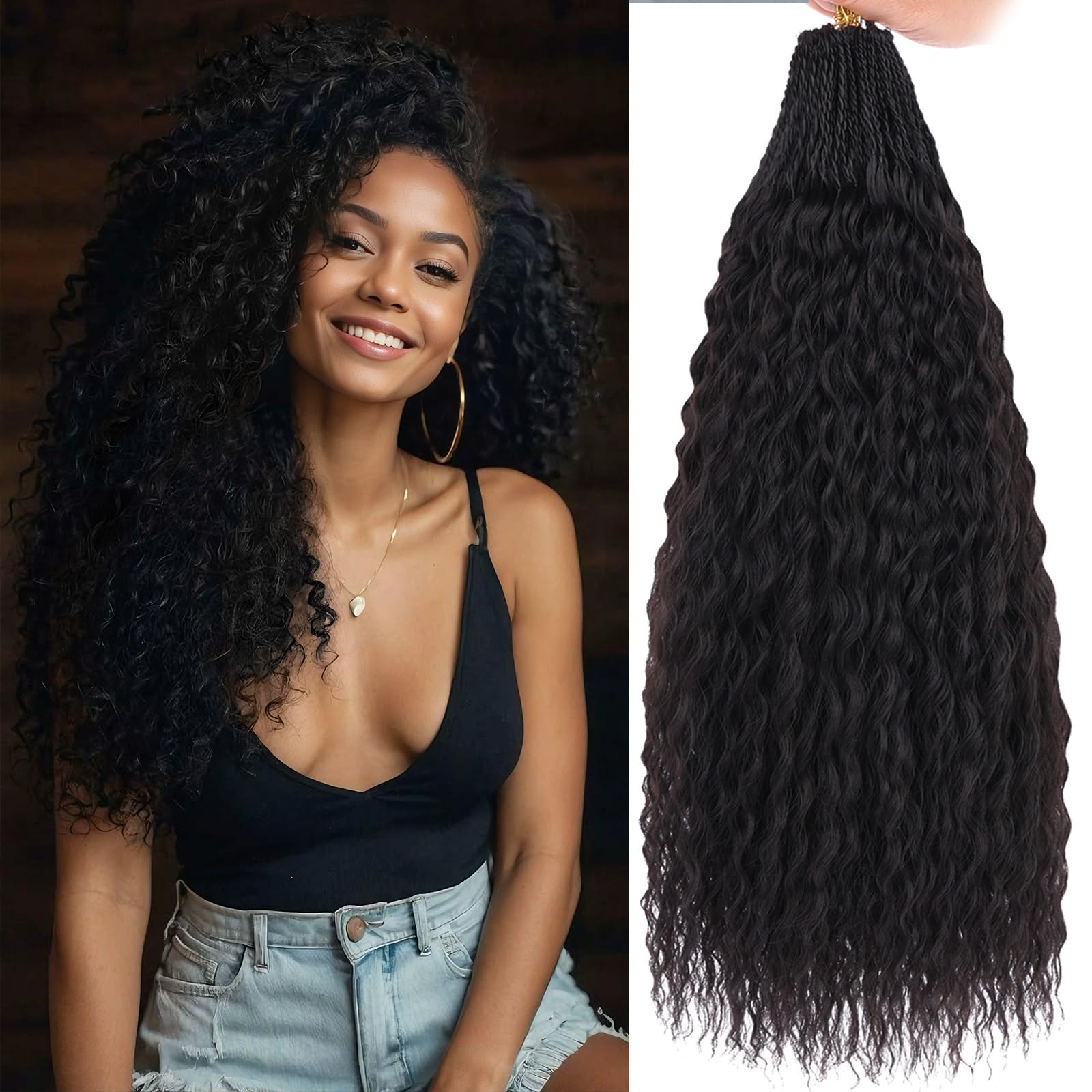 Amazon.com : Xtrend Pre Looped Brazilian Micro Kinky Curly Crochet
