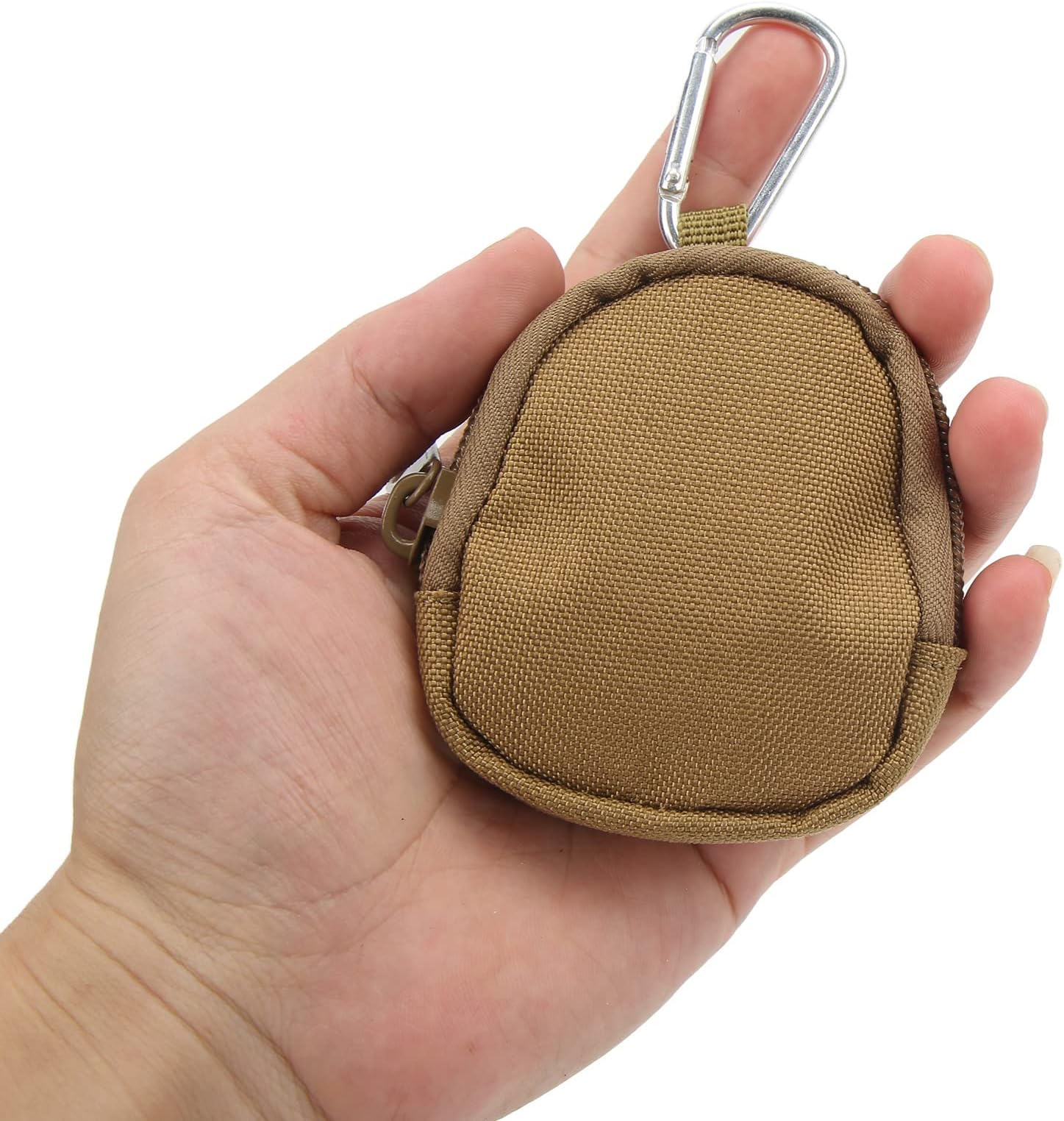 Key Pouch for Outdoor, Mini Key Bag Portable 1000D Nylon Carrying Pouch Small Pocket Outdoor Tool Waist Pack with Buckle