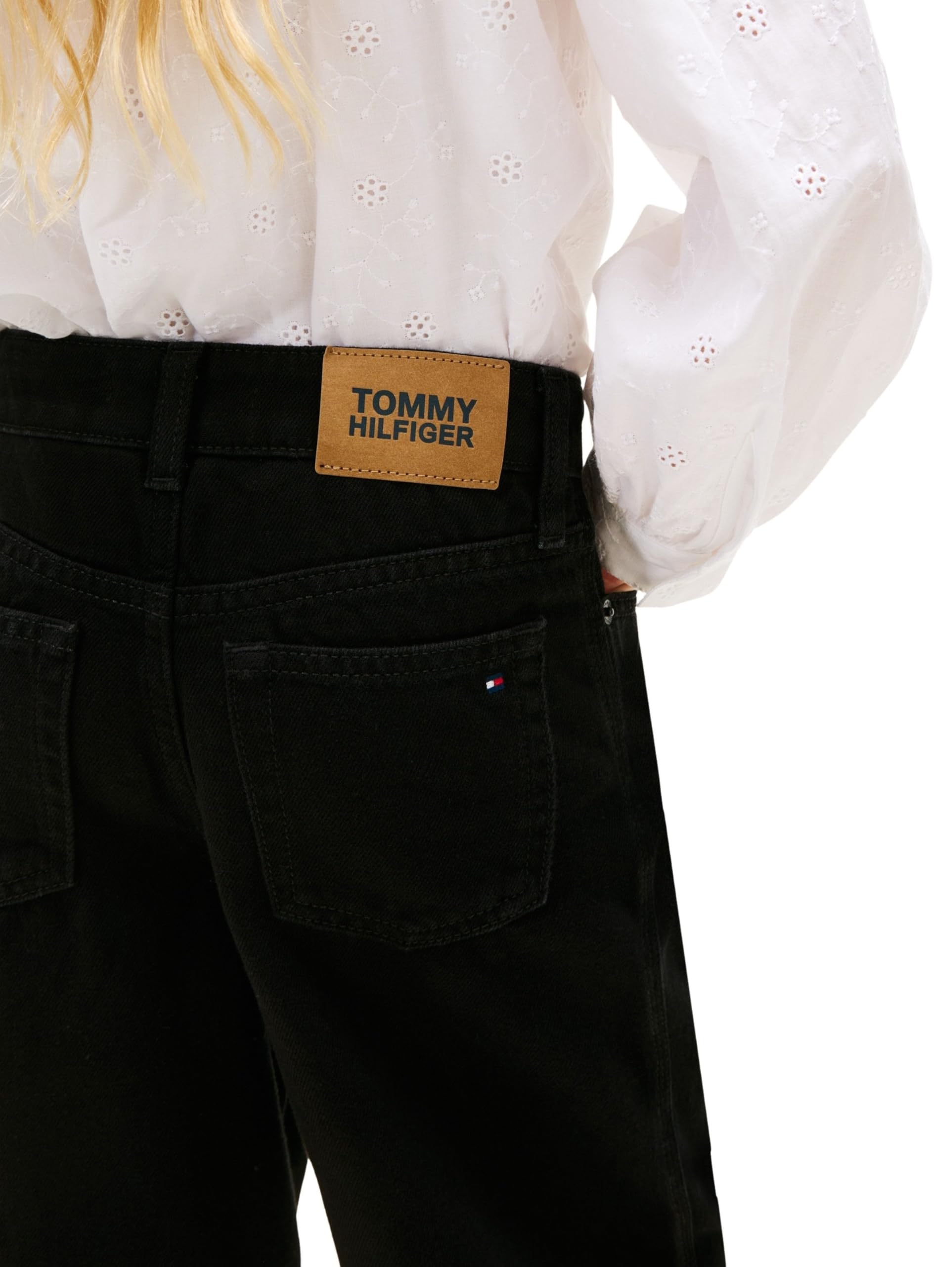 Tommy Hilfiger Mädchen Jeans Mabel Black Kg0kg09527