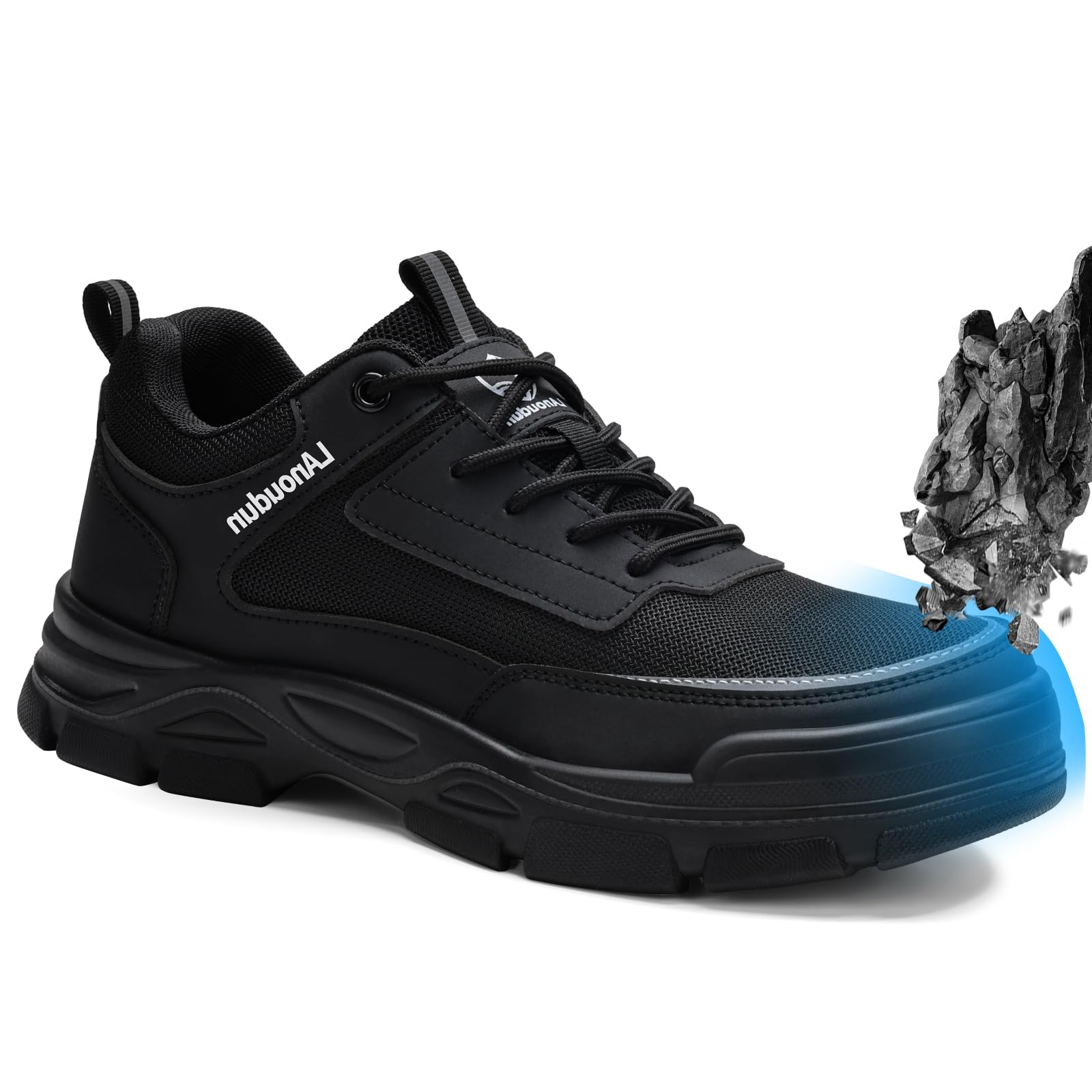 Slip Resistant Nike Women's Steel Toe Boots For Women Navi