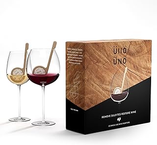 Ullo Uno Wine Purifying Wands.The Only Plant-Based Recyclable Wine Wand that Removes Sulfites and Histamines and Nothing Else. (25 Wands)