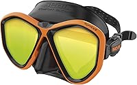 Vista 19 de Seac Símbolo, máscara de buceo hecha en Italia con dos lentes y hebilla 3D