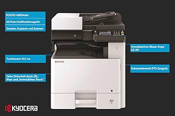KYOCERA 8個 Kyocera ECOSYS M8124cidn, 1102P43NL0 - цветное лазерное мфу А3