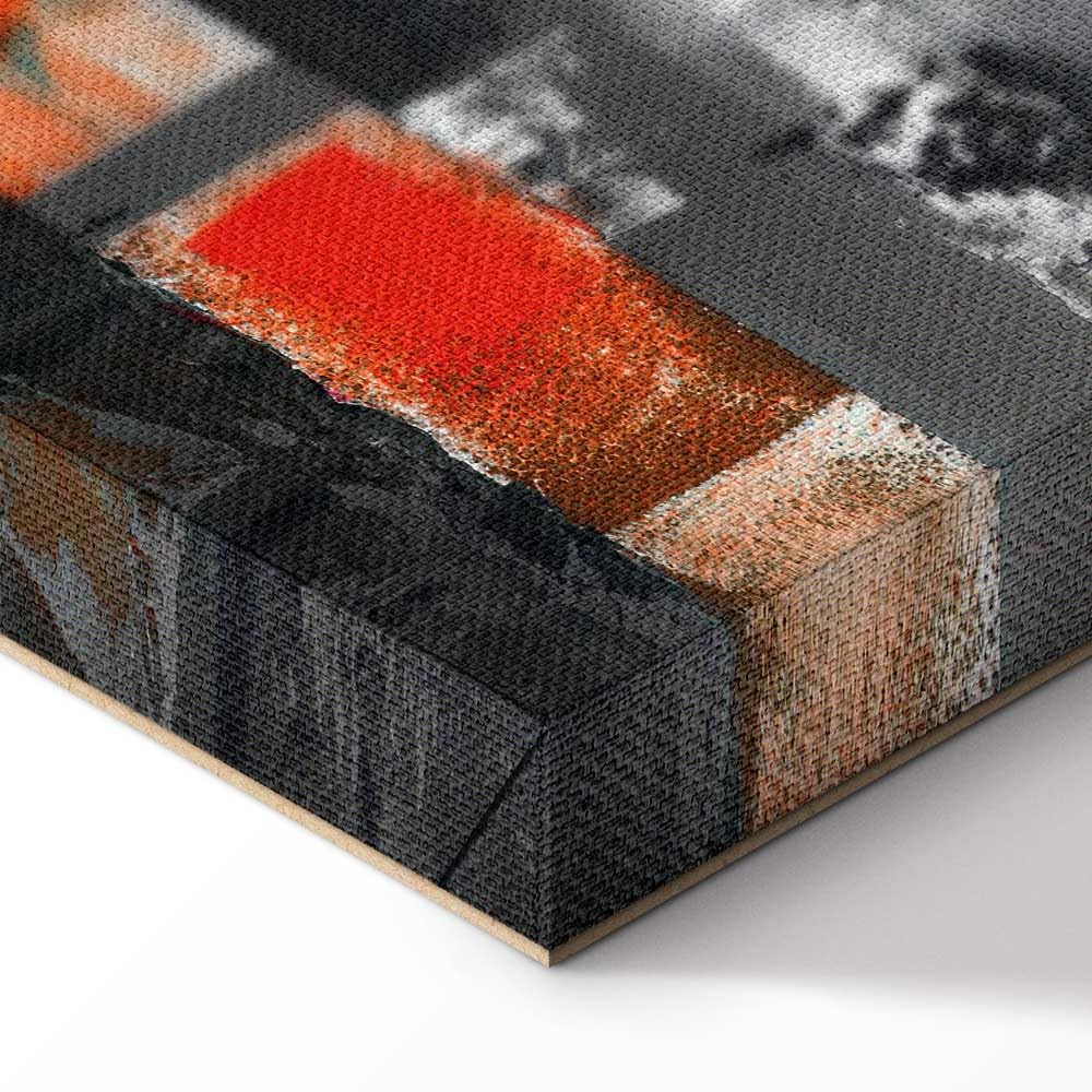 murando - Quadro Acustico Astratto 1 pezzo schiuma acustica Quadri Moderni Camera da Letto Matrimoniale - Stampa su Tela - Pannelli Fonoassorbenti Decorativi - Fonoassorbente Acustiche