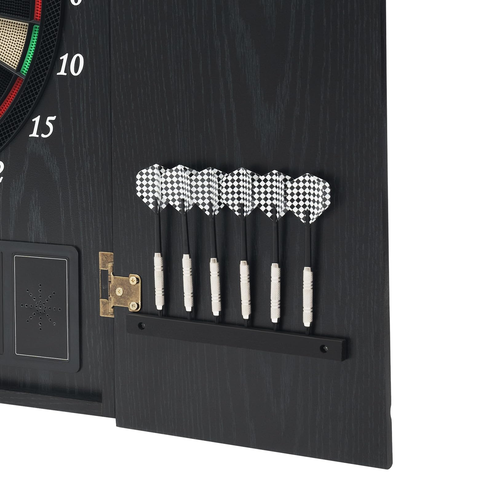Cible de fléchettes électronique avec 4 indicateurs LED, 12 fléchettes, 88 têtes - Machine à fléchettes 27 catégories, 243 sous-catégories - Jeu de fléchettes