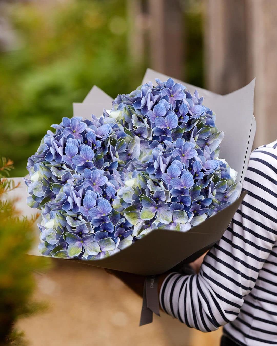 DILATATA Faux Hydrangea Large Artificial Purple Hydrangea Flowers 26" Real Touch Hydrangea Flowers Lifelike Silk Hydrangea Stems for Wedding Party Garden Home Decoration - Image 3