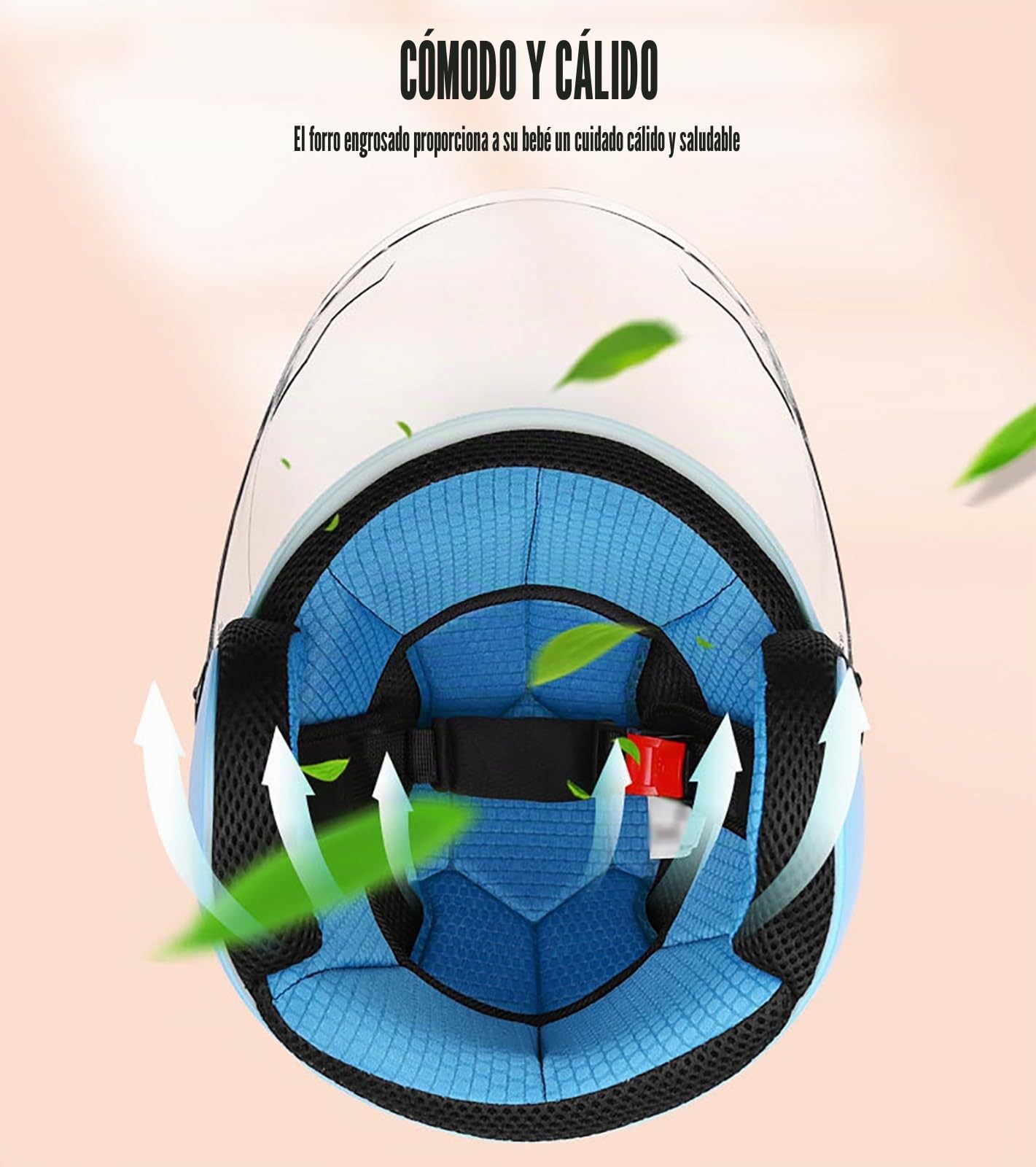 Casco De Motocicleta Abierto para Niños De 3 A 12 Años, Homologado Según La Norma ECE 22.06, para Scooter Infantil Y Moto
