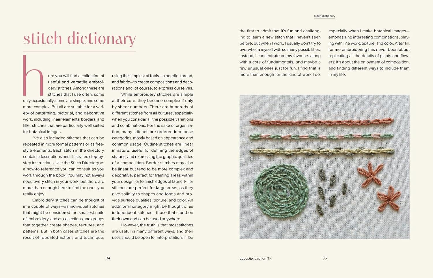 Botanical Embroidery: A Garden of Plant and Flower Designs to Stitch