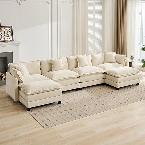 Miniatura 14 de Modernos y acogedores sofás seccionales para sala de estar, cómodos sofás seccionales verdes, sofá para sala de estar, sofás y sofás (negro,