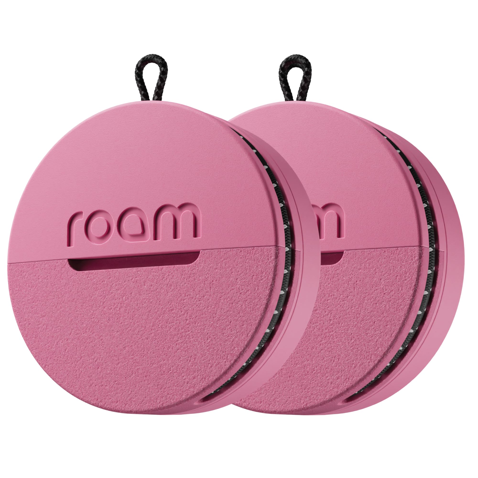 Roam Smart Tracker, Works with Android and iPhone, Track your keys, bags, bikes, and more, Replaceable 1-year battery, Water and dust resistant, Built-in strap and key cord (Black, Single) — view 18