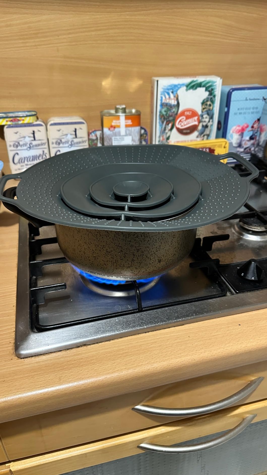 Couvercle Anti-éclaboussures en Silicone pour poêle et Casserole