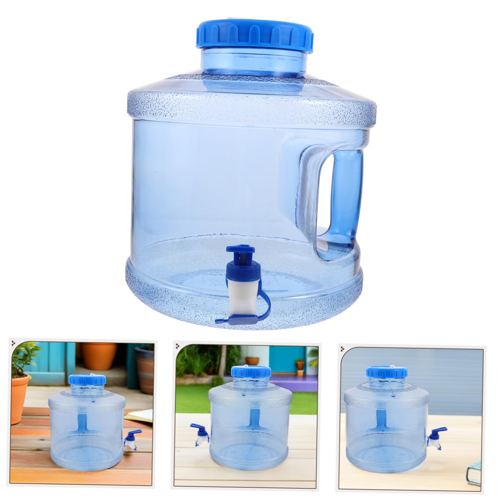 UPKOCH Tragbarer Wasserbehälter 1 Satz 7, 5 L aus Pp für Camping