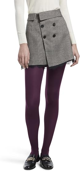 Hue Women's Opaque Sheer to Waist Tight 