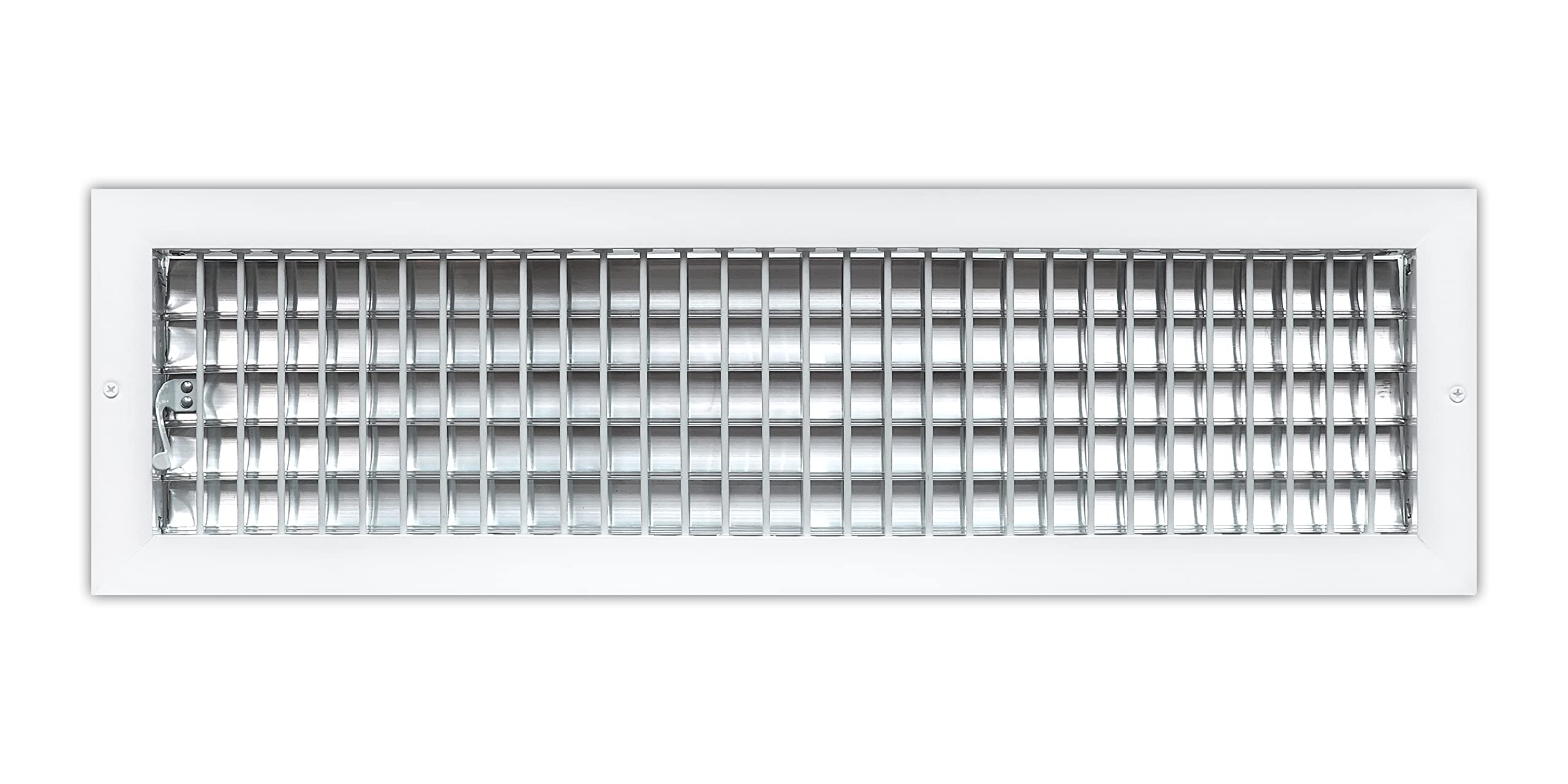 Air 360 Air Vent Covers Wall AC Grille – Premium 24 x 6 Inch Register Vent  Cover – Durable Rustproof Aluminum Wall Vent – Multi-Shutter Damper –  Individually Adjustable Front Blades, White - Amazon.com