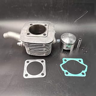 CDHPOWER New Cylinder Body 49mm Iron Sleeve with Gasket Kit and High Hole Piston Kit Combo