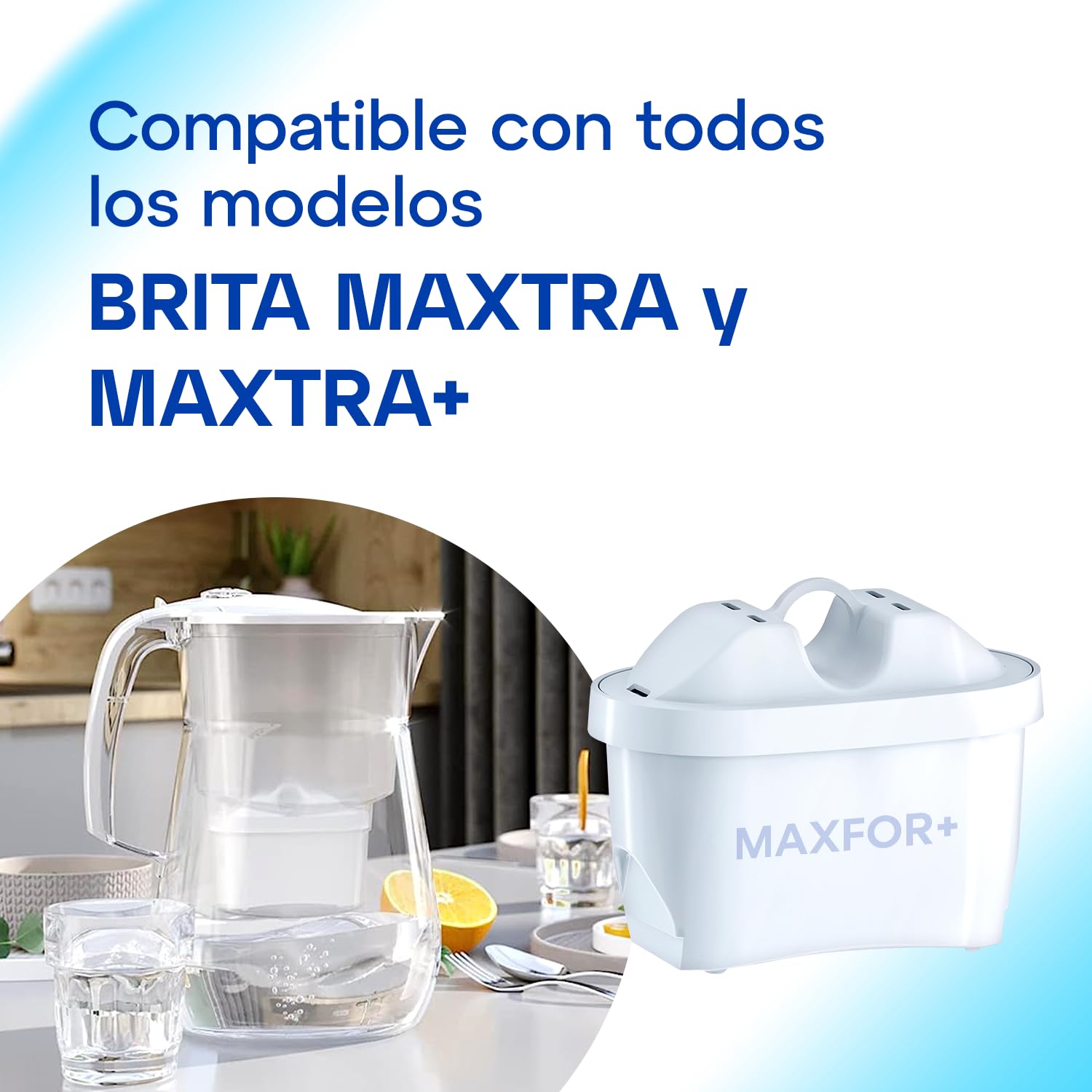 AQUAPHOR Jarra filtrante de Vidrio (Blanco)
