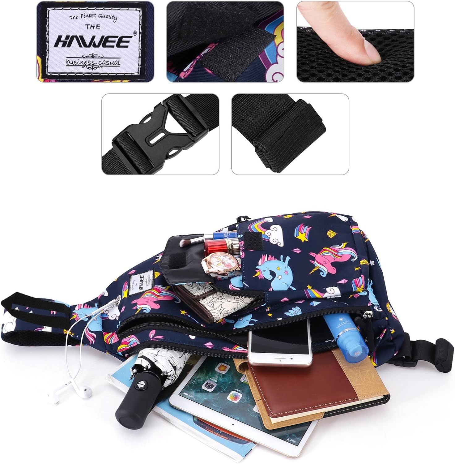 Backpack Sling for Women Anti-Water Crossbody Bag Inclined Adjustable Pack | Casual, Adjustable Strap, Water Repellent, for Travel/Sport