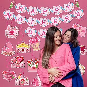 Amazon.co.jp: siawadeky 母の日 飾り付けセット HAPPY MOTHERS