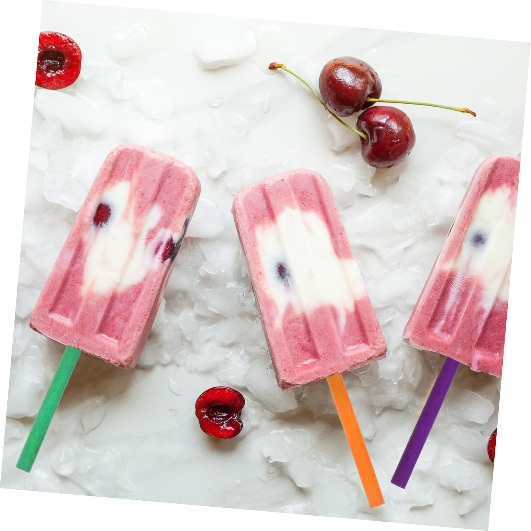 INOOMP 500 Palitos de Helado de Madera para Manualidades Mango Cómodo y Superficie Lisa, Ideales para Hacer Juguetes de Madera y Proyectos Creativos