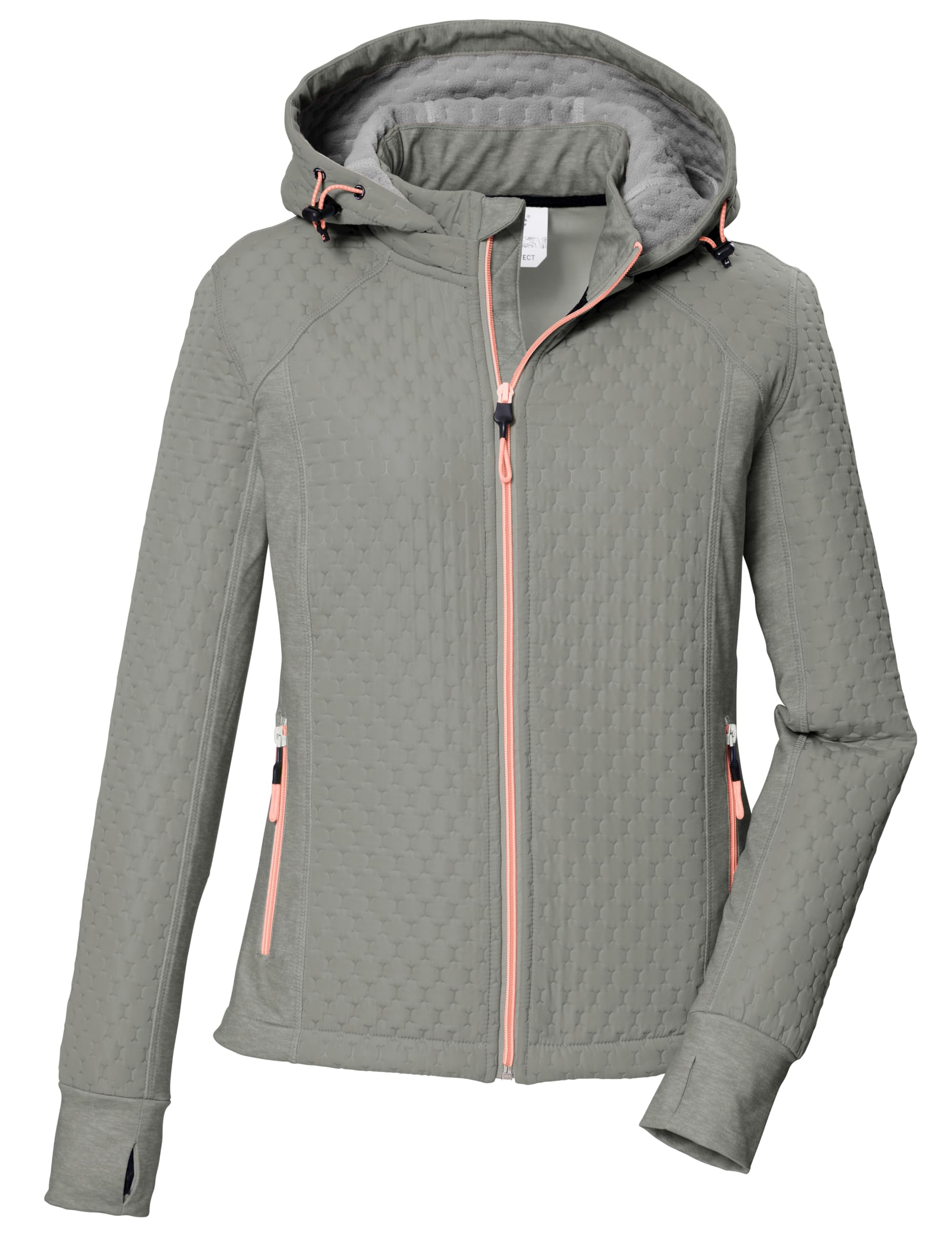 Killtec Damen Kos 374 Wmn Jckt Funktionsjacke mit einrollbarer Kapuze
