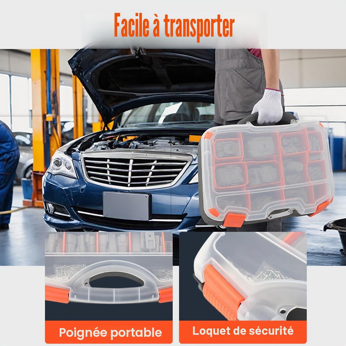 DT Deutsch Kit de connecteurs électriques 438 pièces pour circuits de câblage, boîte d'assortiment étanche avec outil à sertir pour moto, voiture, camion, bateau