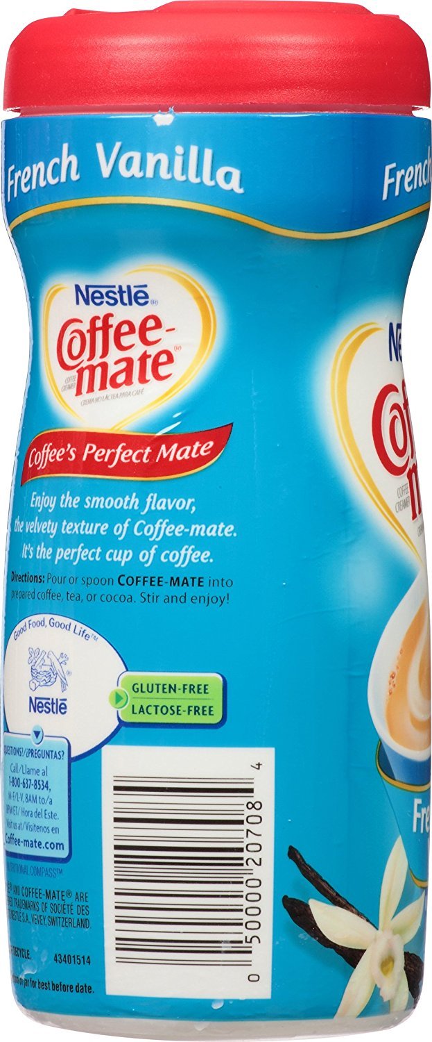 Nestle Coffee-Mate French Vanille (425 g) - Lot de 2