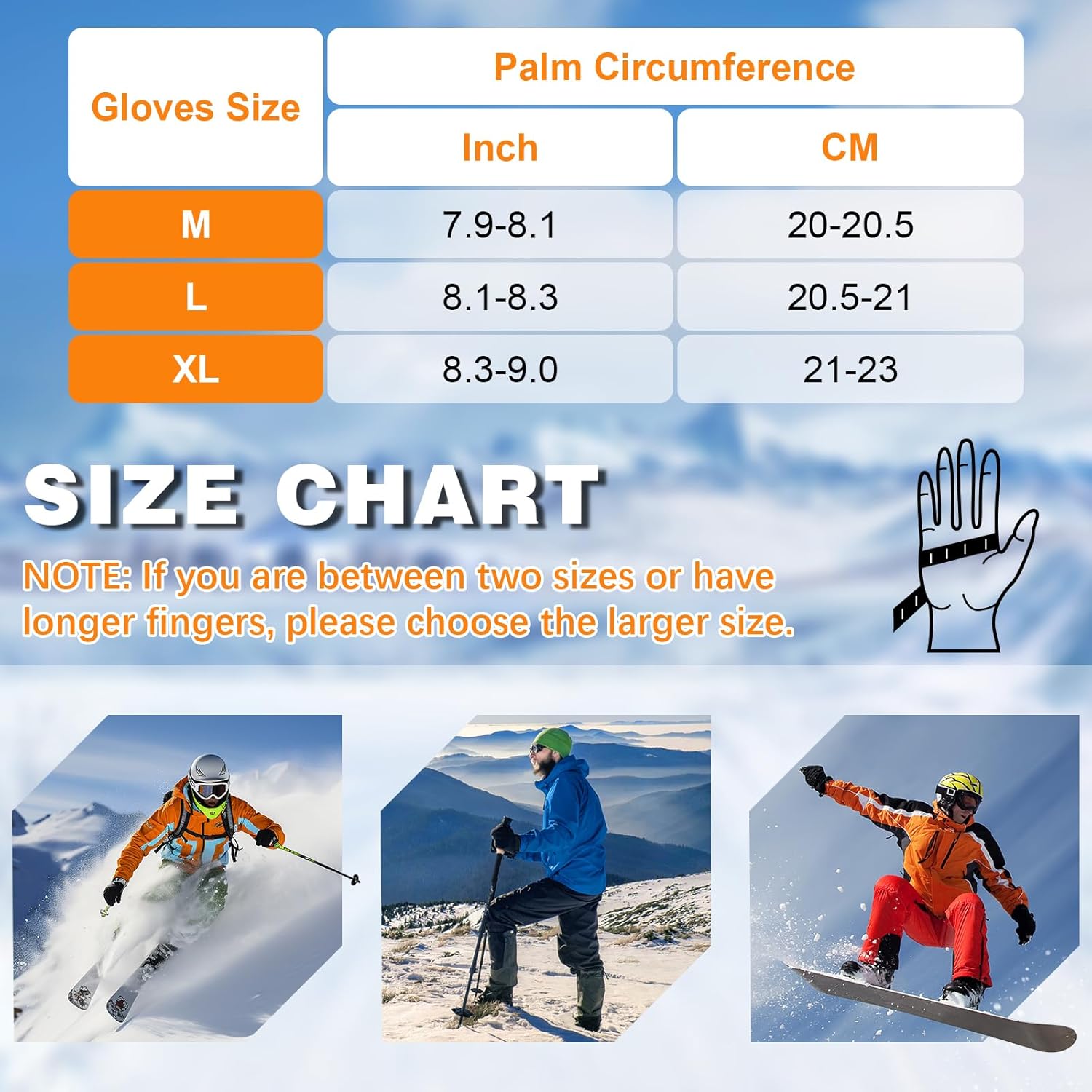 Kakashi Heated Gloves for Men Women, Upgraded 5000mAh Rechargeable Battery Electric Heated Ski Gloves Waterproof for Winter Outdoor Work Motorcycling Cycling Hiking Camping - Image 2