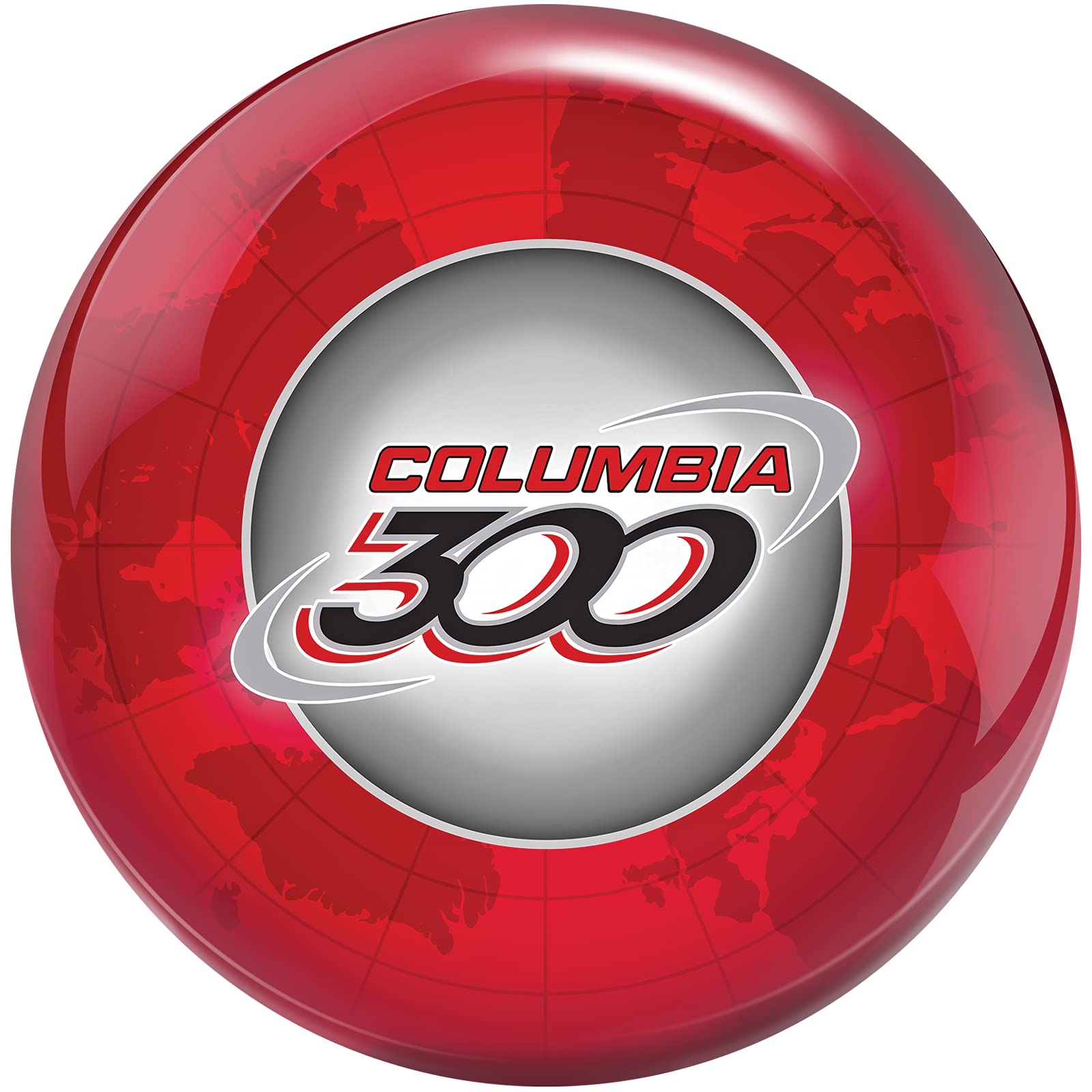Bowlerstore Products Columbia 300 Red Viz-a-Ball Bowling Ball - Red 15lbs